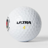 Personalisiert Golfer Modernes Niedliches Foto Golfball (Logo)