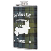 Personalisiert Golfers Vinyl-Wrapped Flask Flachmann (Links)