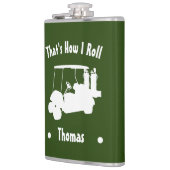 Personalisiert Golfers Vinyl-Wrapped Flask Flachmann (Links)