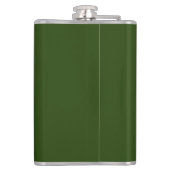 Personalisiert Golfers Vinyl-Wrapped Flask Flachmann (Rückseite)