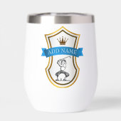 Personalisiert Golfer's Wine Tumbler (Rückseite)