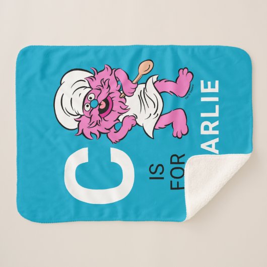 Personalisiert Gonger Sherpadecke (Vorderseite (Horizontal))