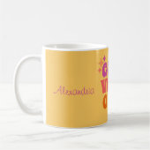 Personalisiert Good Vibes Yellow Kaffeetasse (Links)