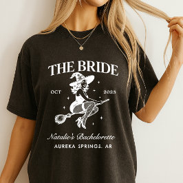 Personalisiert Goth Bachelorette Halloween-Party T-Shirt