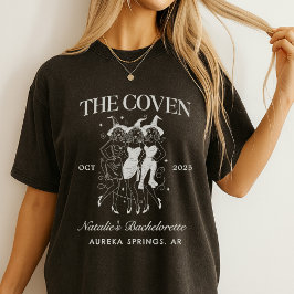 Personalisiert Goth Bachelorette Halloween-Party T-Shirt