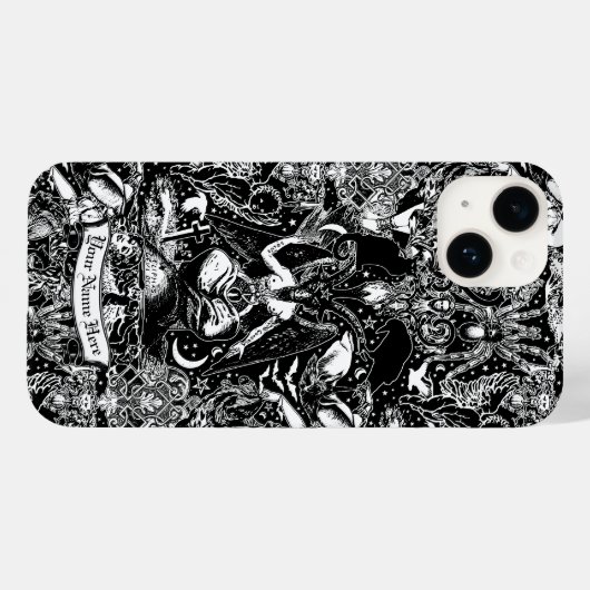 Personalisiert Goth Baphomet Satanic Gothic Case (Rückseite (Horizontal))