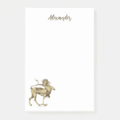 Personalisiert Gothic Griffin Renaissance Dragon Post-it Klebezettel (Vorderseite)