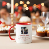 Personalisiert Graduate Foto Abschluss Rot Tasse