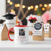 Personalisiert Graduate Foto Abschluss Rot Tasse