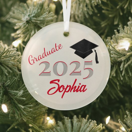 Personalisiert Graduate Ornament Red (InSitu)