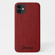 Personalisiert Grainy Red Wood