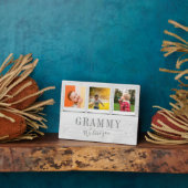 Personalisiert Grammy Grandchildren 3 FotoCollage Fotoplatte (Seite)