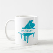Personalisiert Grand Piano Kaffeetasse (Links)