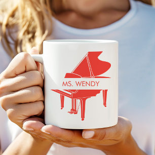 Personalisiert Grand Piano Kaffeetasse
