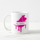 Personalisiert Grand Piano Kaffeetasse (Links)