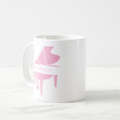 Personalisiert Grand Piano Kaffeetasse (Vorderseite Links)