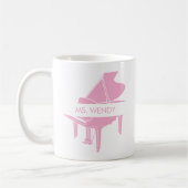 Personalisiert Grand Piano Kaffeetasse (Links)