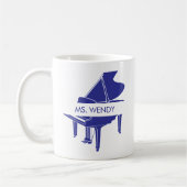 Personalisiert Grand Piano Kaffeetasse (Links)
