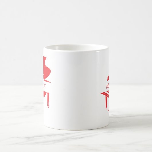 Personalisiert Grand Piano Kaffeetasse (Mittel)