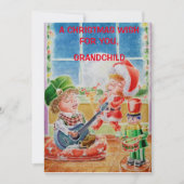 Personalisiert Grandchilds Grußkarte Feiertagskarte (Vorderseite)