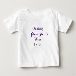 Personalisiert Granny Baby Baby T-shirt
