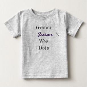 Personalisiert Granny Baby T-shirt