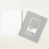 Personalisiert-Grau-Notebook | Individuelle Name Planer (Anzeige)