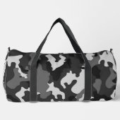 Personalisiert Gray Camouflage Duffle Bag (Vorderseite)