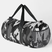Personalisiert Gray Camouflage Duffle Bag (Rechte Ecke)