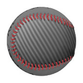 Personalisiert Gray Trendy Abstrakt Stripe Muster Baseball (Vorderseite Links)