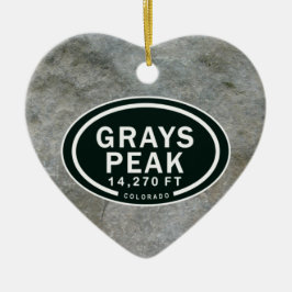 Personalisiert Grays Peak Monument Obelisk Keramik Ornament