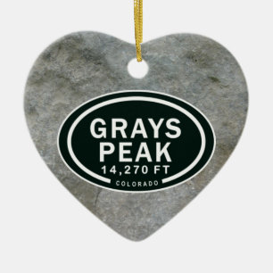 Personalisiert Grays Peak Monument Obelisk Keramik Ornament