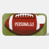 Personalisiert Green Grunge Football Case-Mate iPhone Hülle (Rückseite (Horizontal))