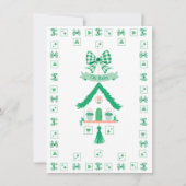 Personalisiert Green House Oh Baby Dusche Einladung (Vorderseite)