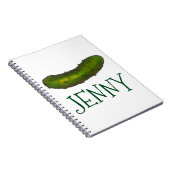 Personalisiert Green Kosher Dill Pickle Notebook Notizblock (Rechte Seite)