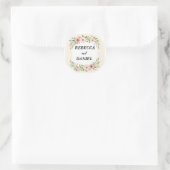 Personalisiert Greenery Eucalyptus Wedding Sticker (Tasche)