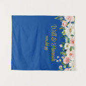 Personalisiert Greenery Wedding Reception Foto Pro Wandteppich (Vorderseite (Horizontal))