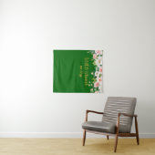 Personalisiert Greenery Wedding Reception Foto Pro Wandteppich (Beispiel (Horizontal))