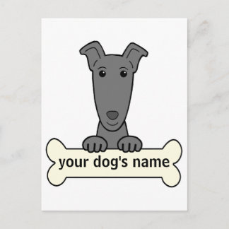 Personalisiert Greyhound Postkarte