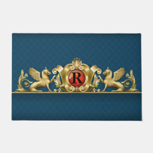 Personalisiert Griffin Wappen Fußmatte