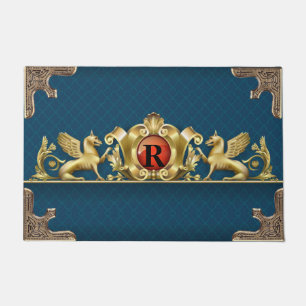 Personalisiert Griffin Wappen Fußmatte