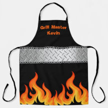Personalisiert Grill Master Flame Black