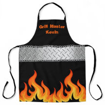 Personalisiert Grill Master Flame Black