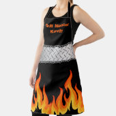 Personalisiert Grill Master Flame Black Schürze (InSitu)