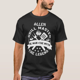 Personalisiert Grill Master Street Art T - Shirt