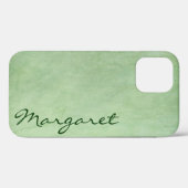 Personalisiert Gritty Green Case-Mate iPhone Case (Rückseite (Horizontal))