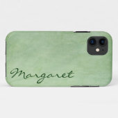 Personalisiert Gritty Green Case-Mate iPhone Case (Rückseite (Horizontal))
