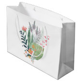 personalisiert große geschenktüte (Rückseite Schrägansicht)