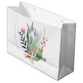 personalisiert große geschenktüte (Vorderseite Schrägansicht)