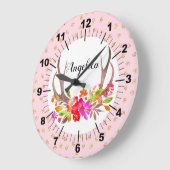 Personalisiert Große Wanduhr (Winkel)